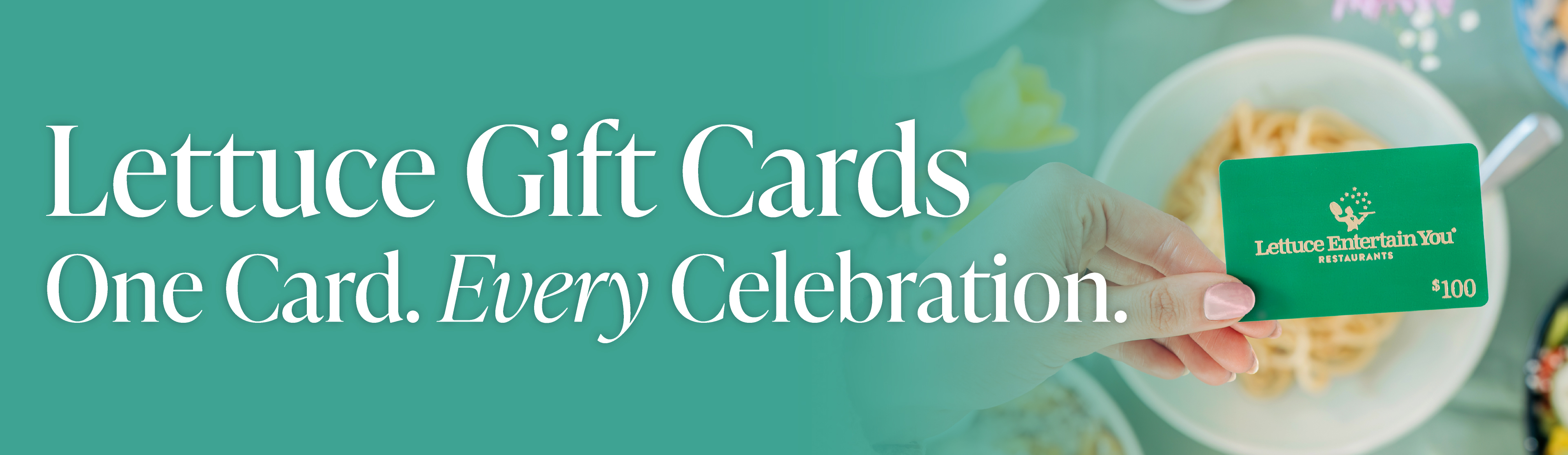 Free $25 Holiday Bonus when you purchase $100 in Lettuce gift cards